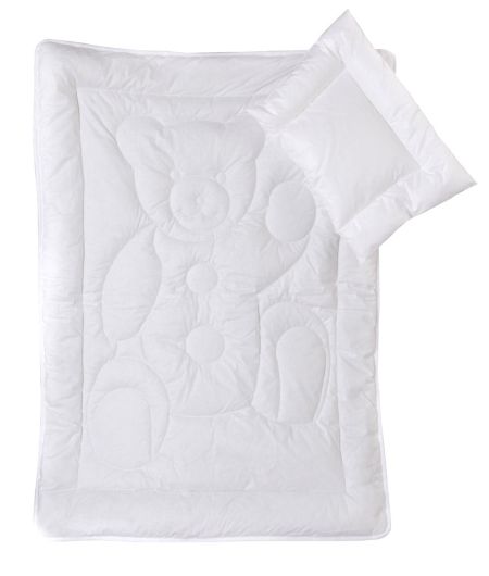 Kołdra całoroczna i poduszka Tencel z Misiem 100x135 + 40x60
